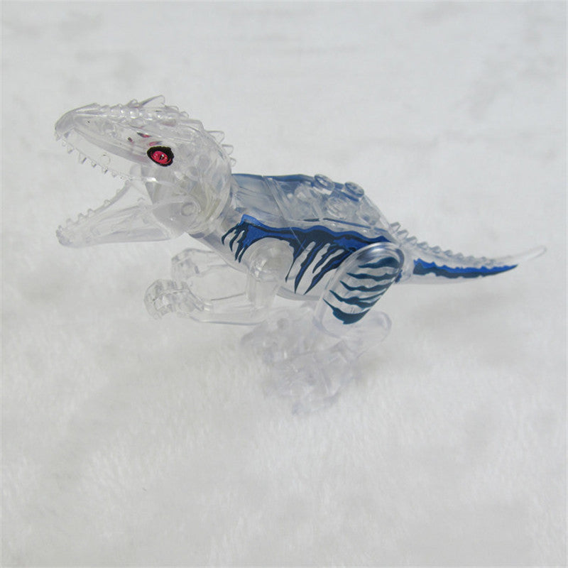 6pcs/lot 3D Dinosaur Puzzle DIY Building Blocks Toys Transparent Animal Model Toys Kids Gifts TY-003
