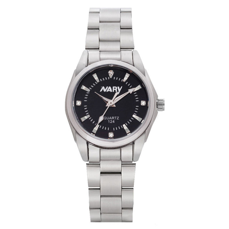 NARY New Fashion watch women's Rhinestone quartz watch Casual waterproof Stainless steel watch women fashion Dress watches N124