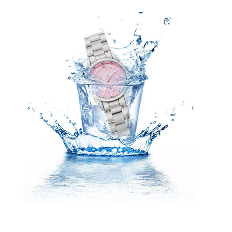 NARY New Fashion watch women's Rhinestone quartz watch Casual waterproof Stainless steel watch women fashion Dress watches N124