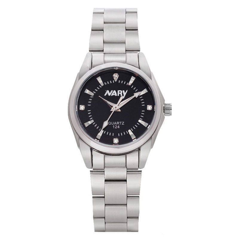 NARY New Fashion watch women's Rhinestone quartz watch Casual waterproof Stainless steel watch women fashion Dress watches N124