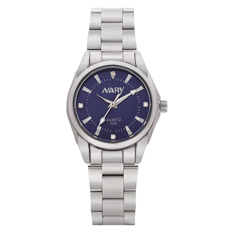NARY New Fashion watch women's Rhinestone quartz watch Casual waterproof Stainless steel watch women fashion Dress watches N124
