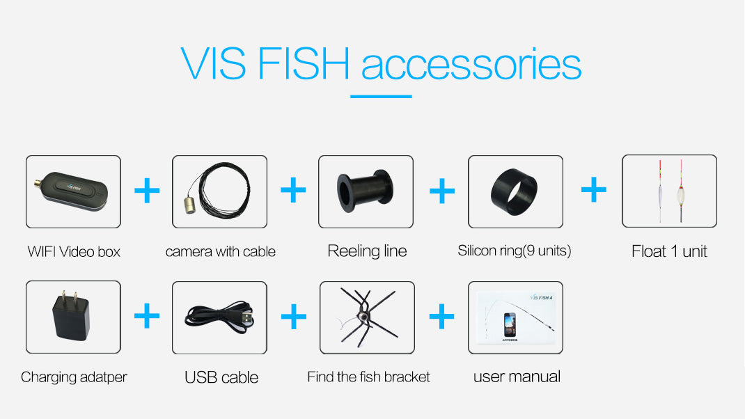 V4 Underwater fish finder camera 1080P 140 degree wifi fish mini camera provides convenient deep fish finder for lake fish