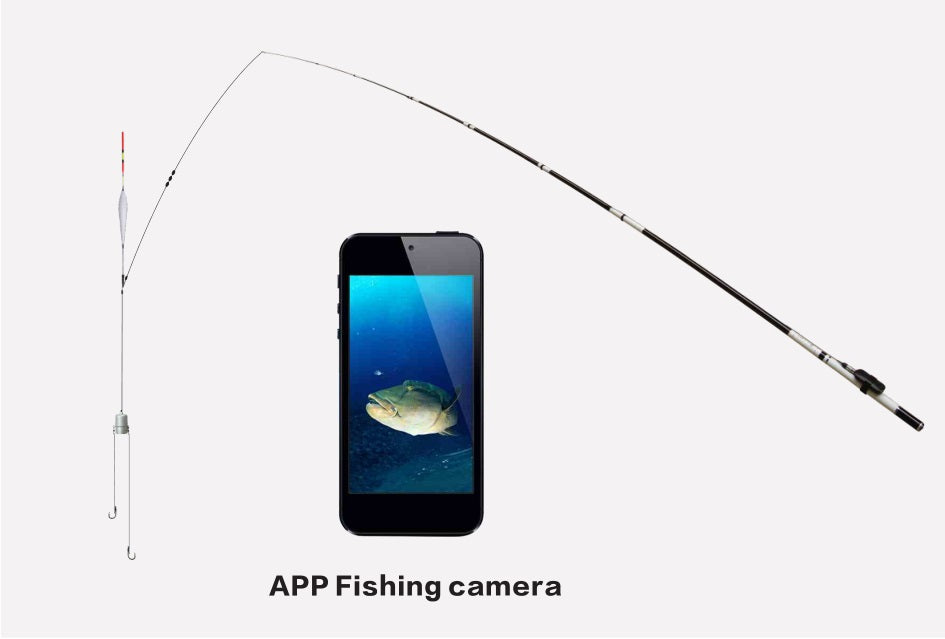 V4 Underwater fish finder camera 1080P 140 degree wifi fish mini camera provides convenient deep fish finder for lake fish