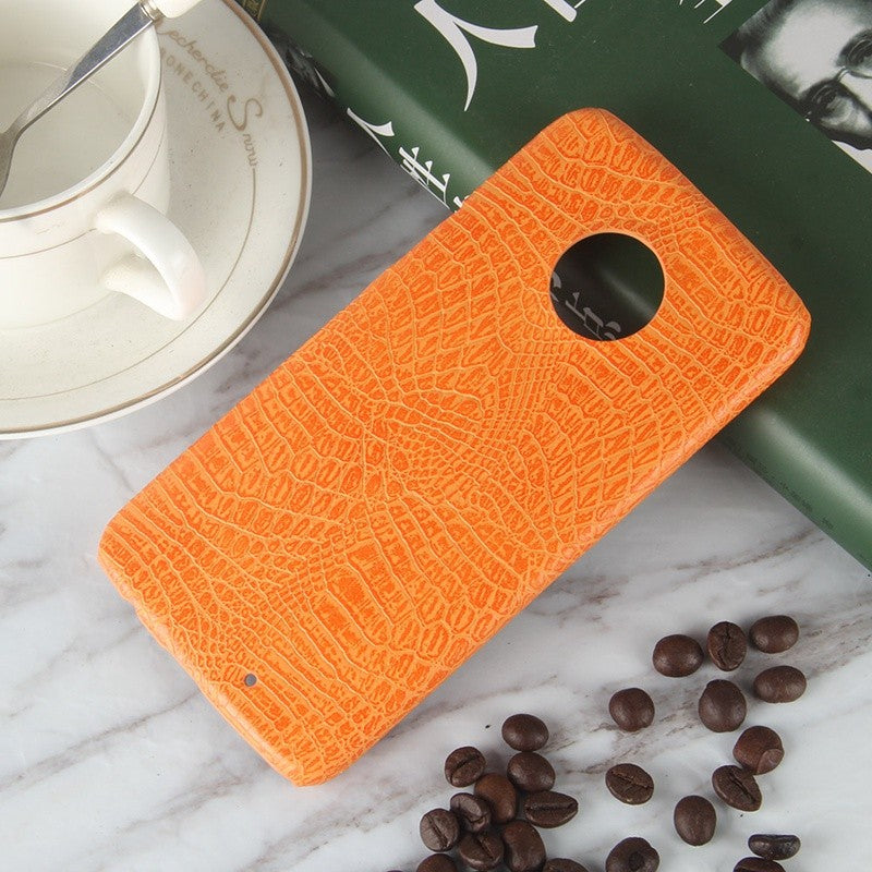 for Motorola Moto X4 Case Luxury Crocodile Print Leather Cases Back Cover for Motorola Moto X 4th XT1900 Phone Bag Coque
