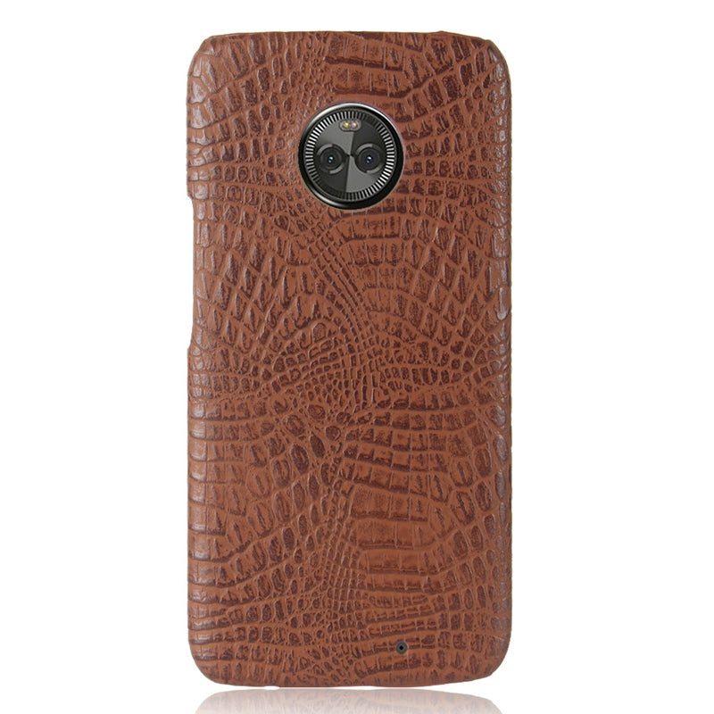 for Motorola Moto X4 Case Luxury Crocodile Print Leather Cases Back Cover for Motorola Moto X 4th XT1900 Phone Bag Coque