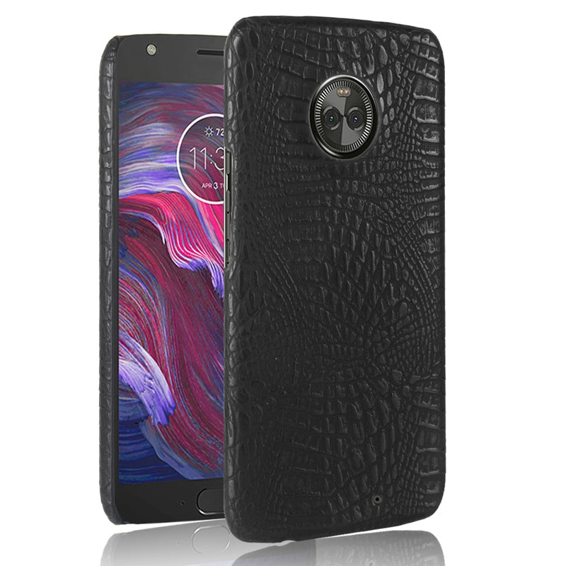 for Motorola Moto X4 Case Luxury Crocodile Print Leather Cases Back Cover for Motorola Moto X 4th XT1900 Phone Bag Coque