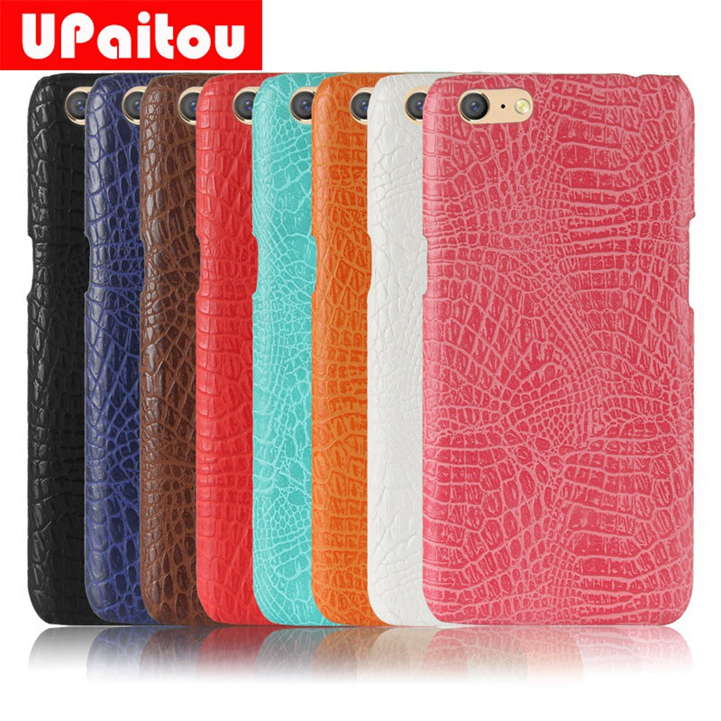 for OPPO A71 Case Luxury Crocodile Snake Print Leather Case Back Cover for OPPO A71 A 71 Cases Phone Coque Capa