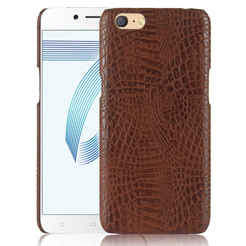for OPPO A71 Case Luxury Crocodile Snake Print Leather Case Back Cover for OPPO A71 A 71 Cases Phone Coque Capa