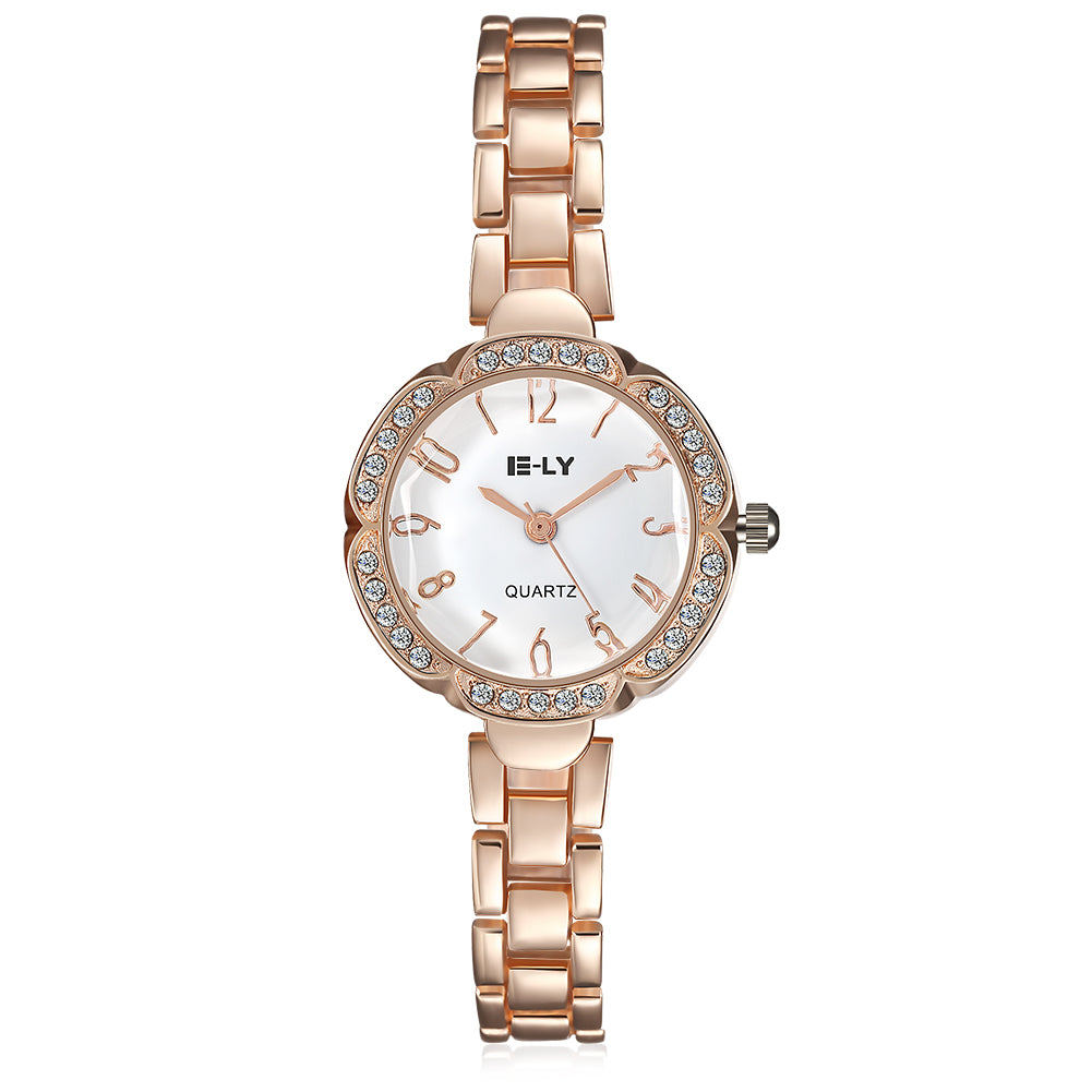 Watch series fashionable ladies fashion new watch steel band.