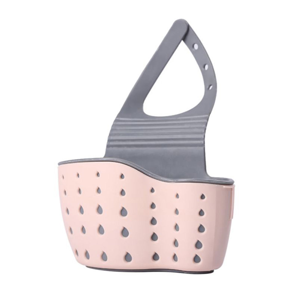 Kitchen Sponge Drain Rubber Holder Wheat Fiber Sponge Storage Rack Basket