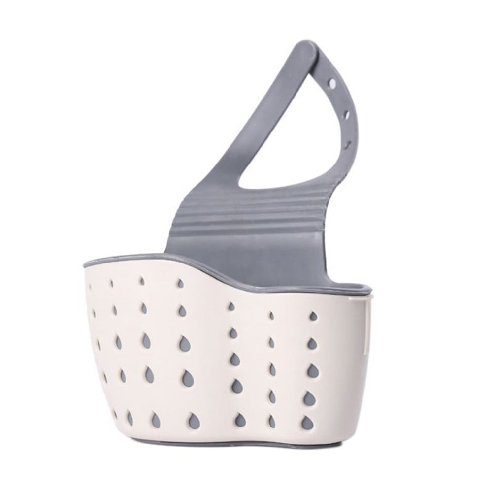 Kitchen Sponge Drain Rubber Holder Wheat Fiber Sponge Storage Rack Basket