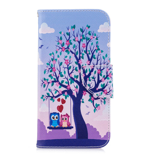 Samsung Galaxy J2 Pro Case Printing Leather Flip Wallet Magnetic Cover with Back Holder