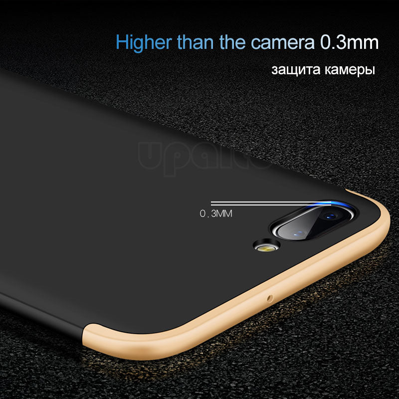 360 Degree Full Cover Red Cases For OPPO R11 Plus (6.0inch) Case 3 in 1 Hard PC Coque Case Cover For OPPO R11 Plus Case