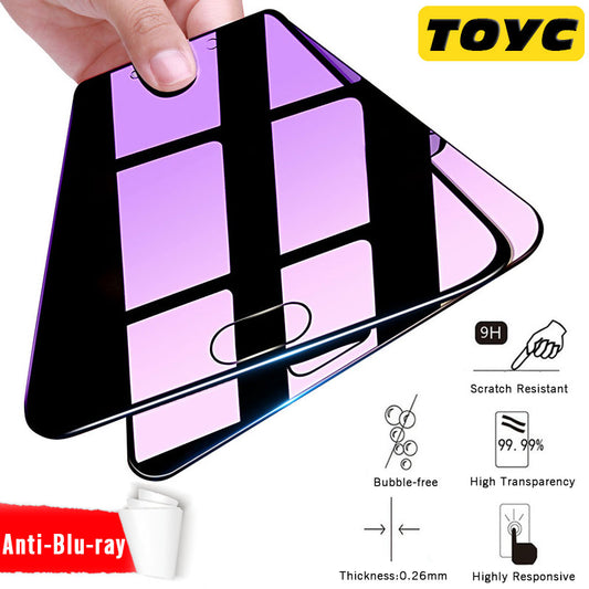 Ultra-thin HD Anti Blue Light Full Screen Tempered Glass Film For Xiaomi mi 6 5 5c 5x 5s Plus 4s max mix 2 Screen Protector