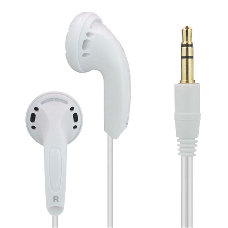 3.5mm Sport New DIY In Ear Earphone Earbud Dynamic Flat Head Plug Earbud Bass HIFI Headset Bass Earbud Use For Vido Pad
