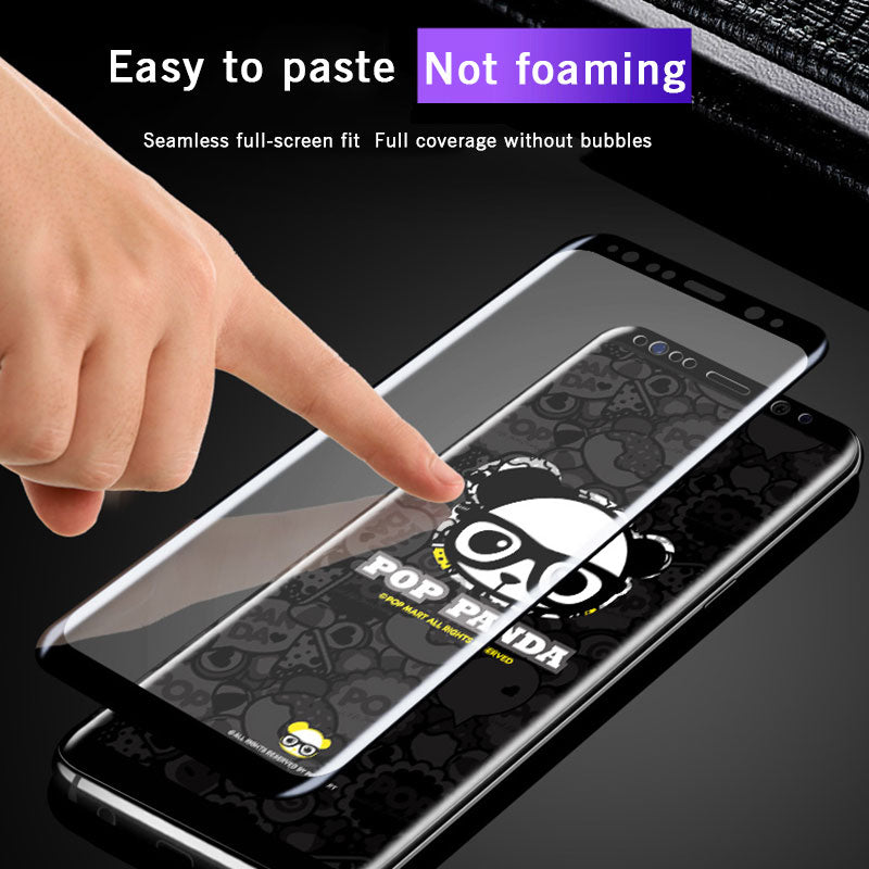 ? (2 Piece) 3D tempered glass film For Samsung S9 Plus tempered film full screen arc edge tempered Screen