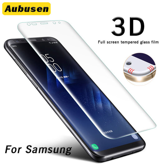 ? (2 Piece) 3D tempered glass film For Samsung S9 Plus tempered film full screen arc edge tempered Screen