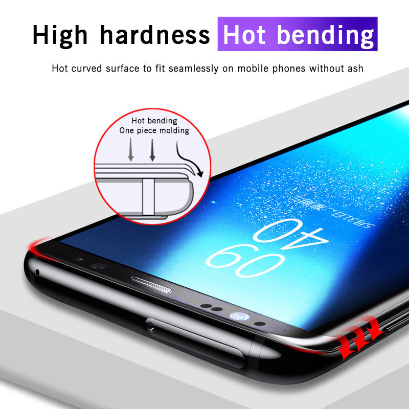 ? (2 Piece) 3D tempered glass film For Samsung S9 Plus tempered film full screen arc edge tempered Screen