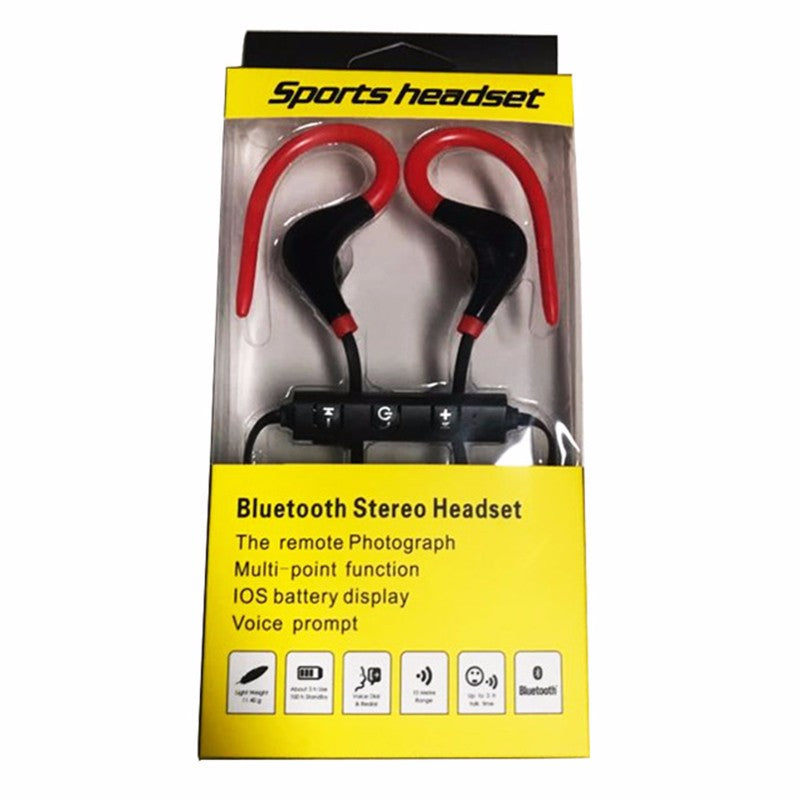 Ear-Hook Wireless Headphones V4.1 Bluetooth Earphone Stereo Bass Headsets Sports Music fone de ouvido