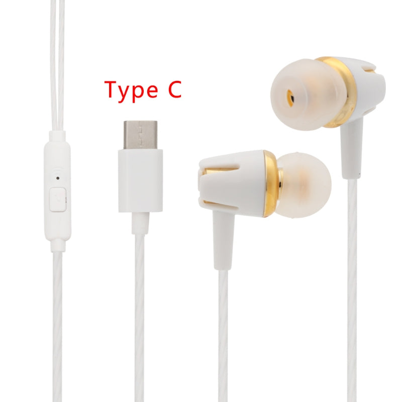 USB Type-C Earbuds Earphone Wired Control Stereo With MIC For LeEco Le 2/Max/Pro