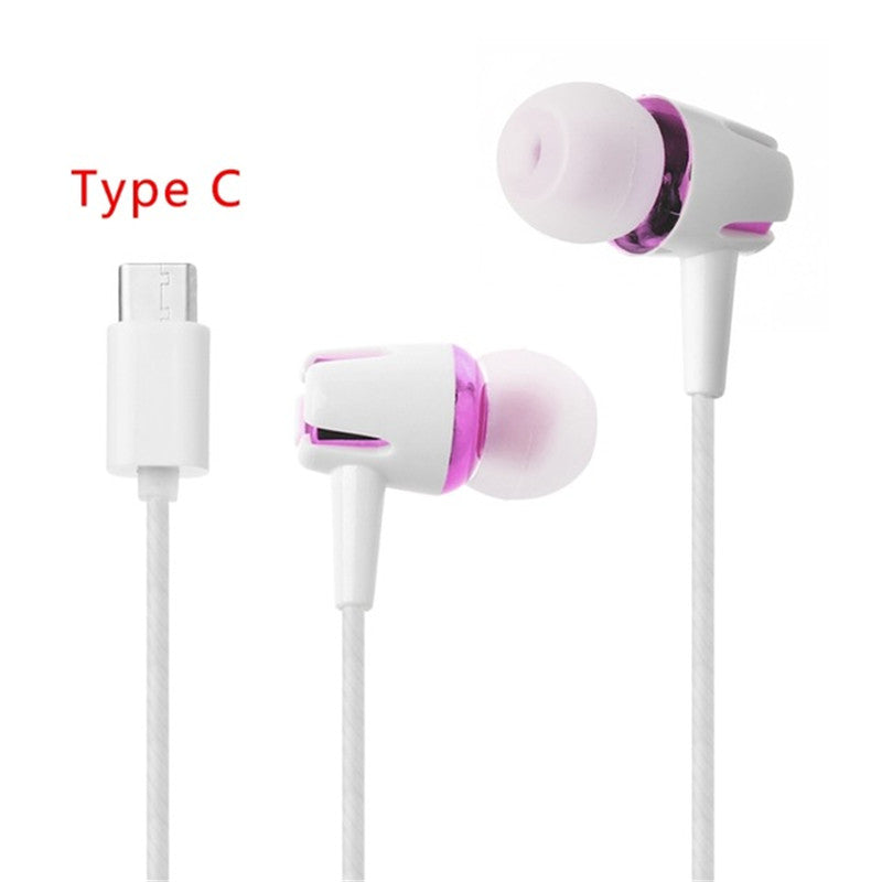 USB Type-C Earbuds Earphone Wired Control Stereo With MIC For LeEco Le 2/Max/Pro