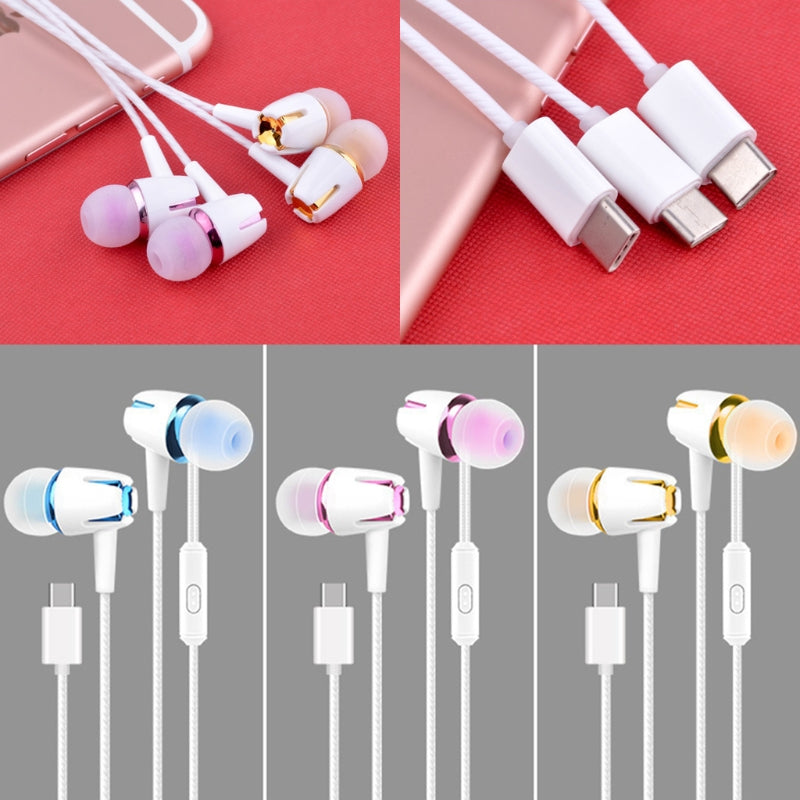 USB Type-C Earbuds Earphone Wired Control Stereo With MIC For LeEco Le 2/Max/Pro