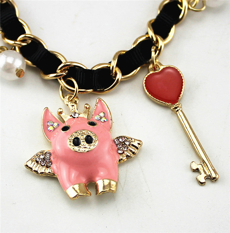 B-80004 katongdongwufensexiaozhubutiaoshoulian