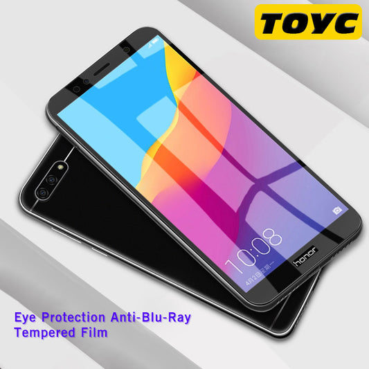 Full Screen Tempered Glass Huawei P9 P10 P20 Pro Plus Honor 8 9 High Definition Anti Blue Light Screen Protector