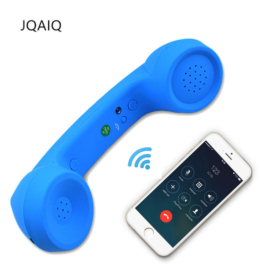 Wireless Retro Telephone Handset and Wire Radiation-proof Handset Receivers Headphones for a mobile phone