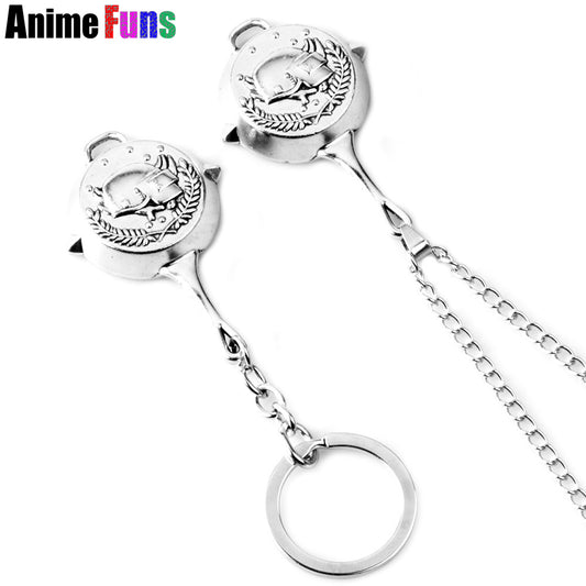 Game Playerunknown's Battlegrounds Choker Necklace PUBG Pendant Pan Helmet Fashion Jewelry Keychain Keyring Fan Gift