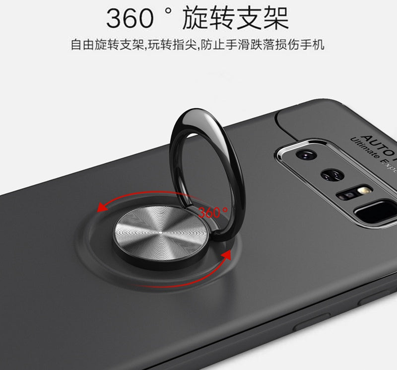 Car Holder Case for Samsung Galaxy J2 Prime G532F G532M G532G Back Cover Ring Holder Magnetic Suction Bracket Case