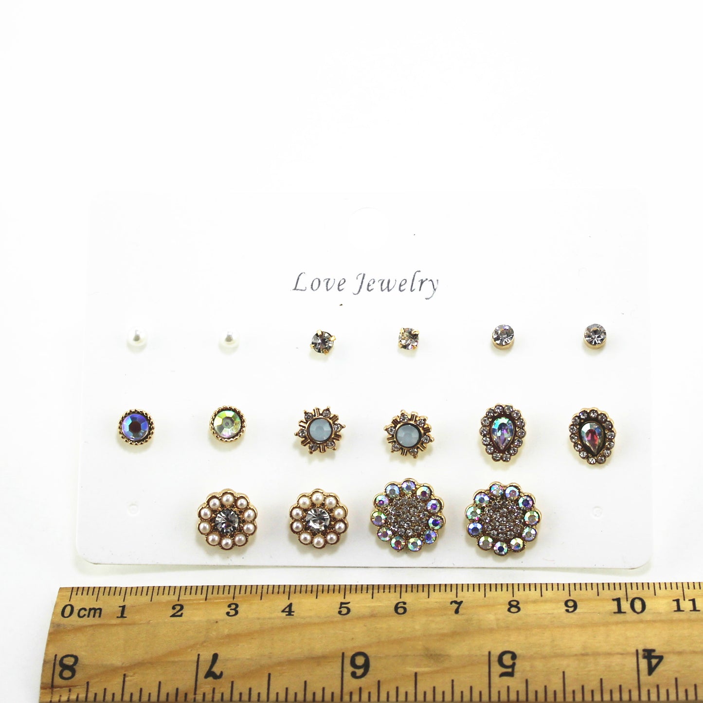 E-114 Fashion ladies' jewelry inlaid high quality zircon earrings