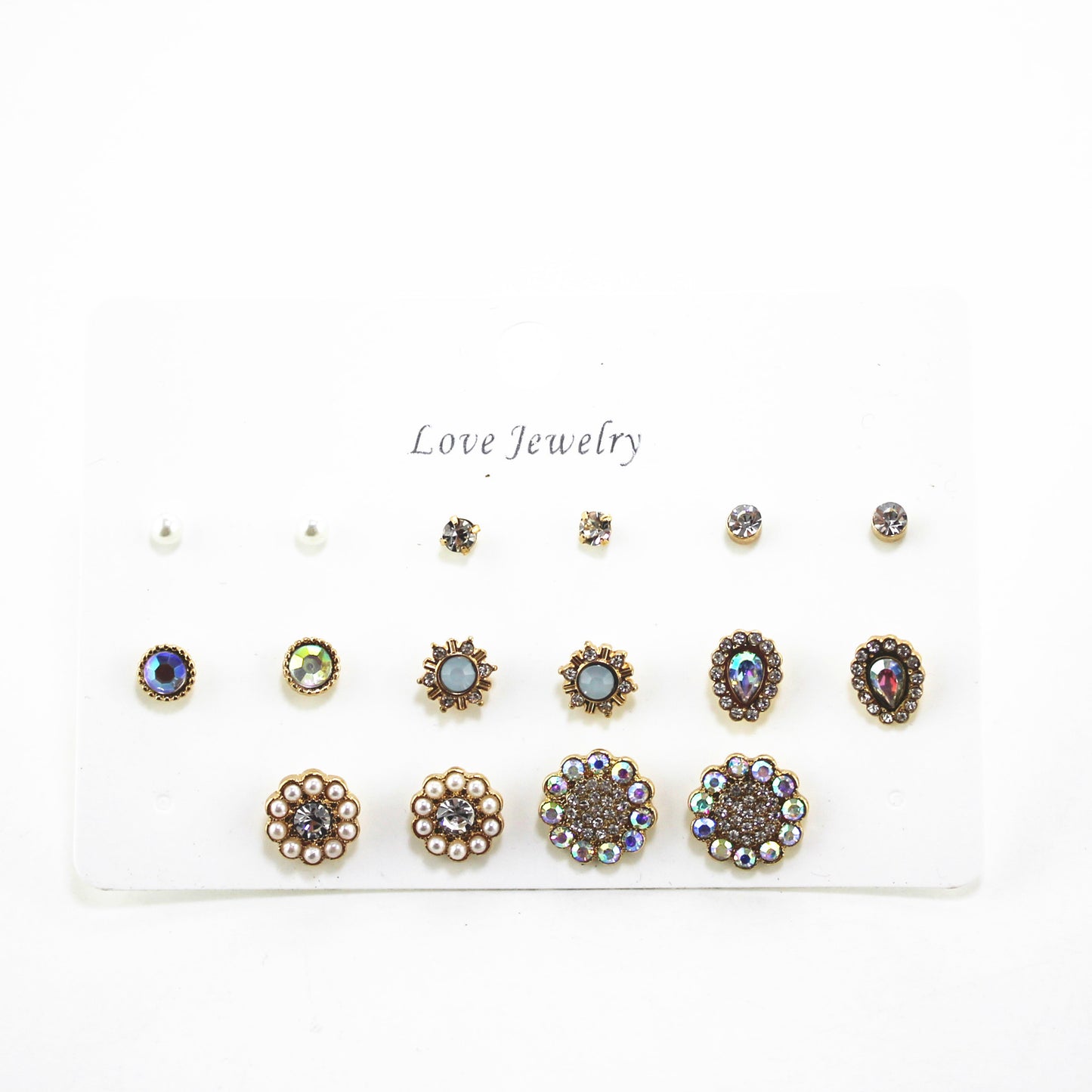 E-114 Fashion ladies' jewelry inlaid high quality zircon earrings