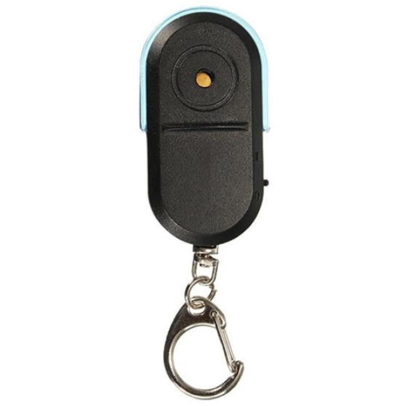 Keychain Wireless Anti-lost Alarm Locator Key Finder Whistle Sound LED Light