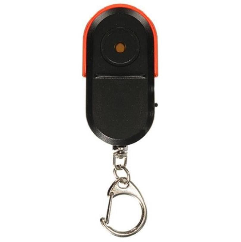 Keychain Wireless Anti-lost Alarm Locator Key Finder Whistle Sound LED Light
