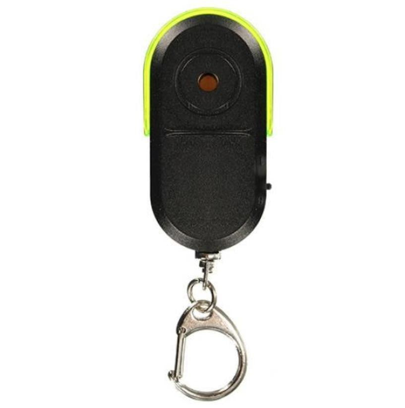 Keychain Wireless Anti-lost Alarm Locator Key Finder Whistle Sound LED Light