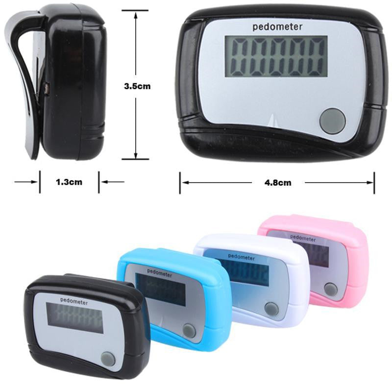 Fitness Tracker Distance Step Walking Calorie Sport Running LCD Pedometer Calorie Counter