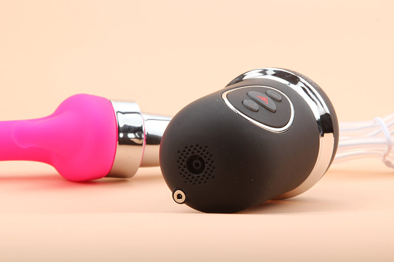 What up YY-125 Double Head Intelligent Heating USB Rechargeable AV Vibrator for Women Silicone Magic Wand Massager Vibrator Sex