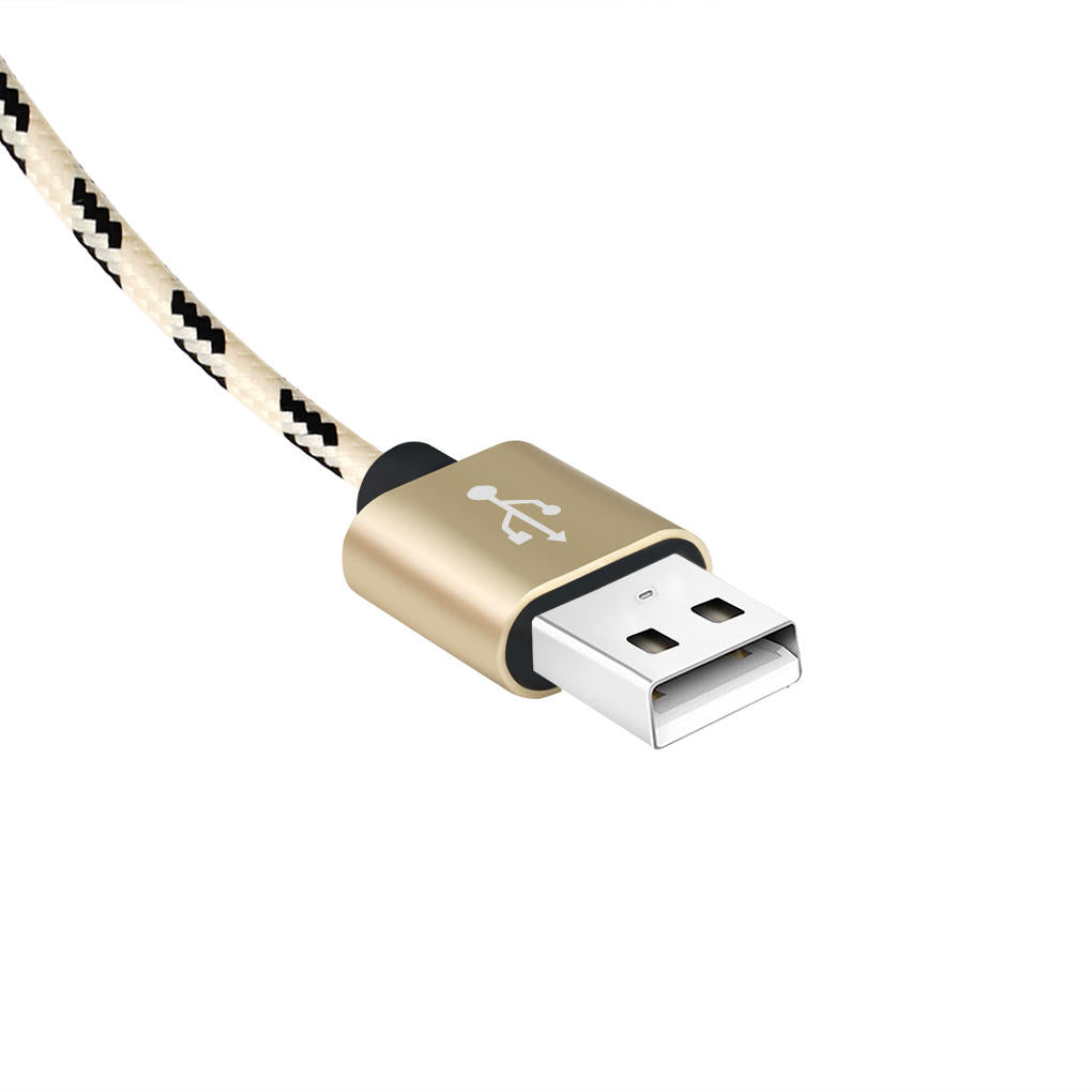 Charging cable grid braided cotton fast type-c data charger