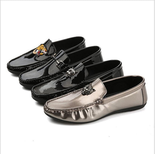 Spring and summer men's casual shoes Peas shoes men driving lazy shoes flat with breathable men's shoes