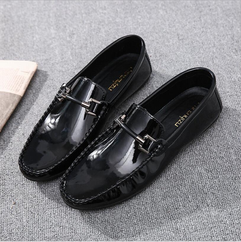 Spring and summer men's casual shoes Peas shoes men driving lazy shoes flat with breathable men's shoes