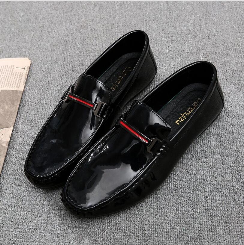 Spring and summer men's casual shoes Peas shoes men driving lazy shoes flat with breathable men's shoes