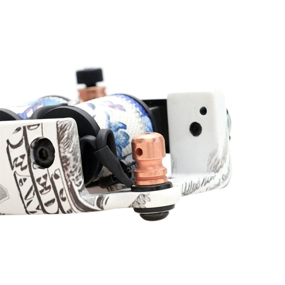 HZH Cast Iron Tattoo Machine US Dollar Design 10 Wrap Coil Tattoo Gun For Body Art