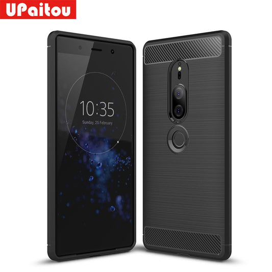 For Sony Xperia XZ2 Premium Case Ultra Thin Carbon Fiber Case Soft TPU Cover For XZ2 Premium Phone Cover Case