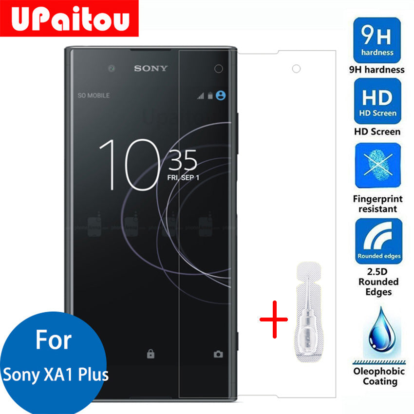 For Sony XA1 Plus Tempered Glass Screen Protector 2.5D Protective Film Glass Film for Sony XA1 Plus Protector Glass