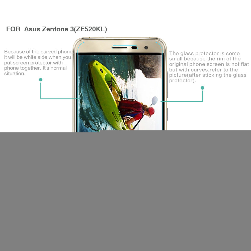 Safety Protective Film For Asus Zenfone 3 ZE520KL Tempered Glass Screen Protector For Zenfone 3 ZE520KL 5.2"inch