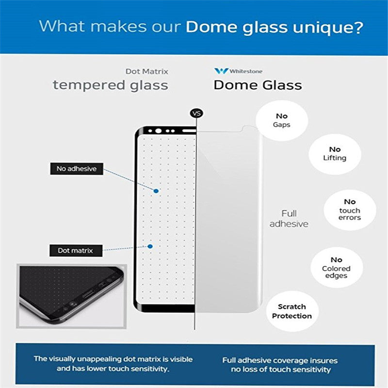Dome Glass For Galaxy Note 8 Screen Protector Tempered Glass Shield,Easy Install