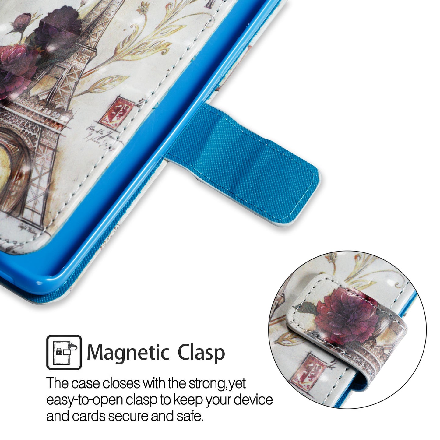 3D painted leather phone case for Samsung s9