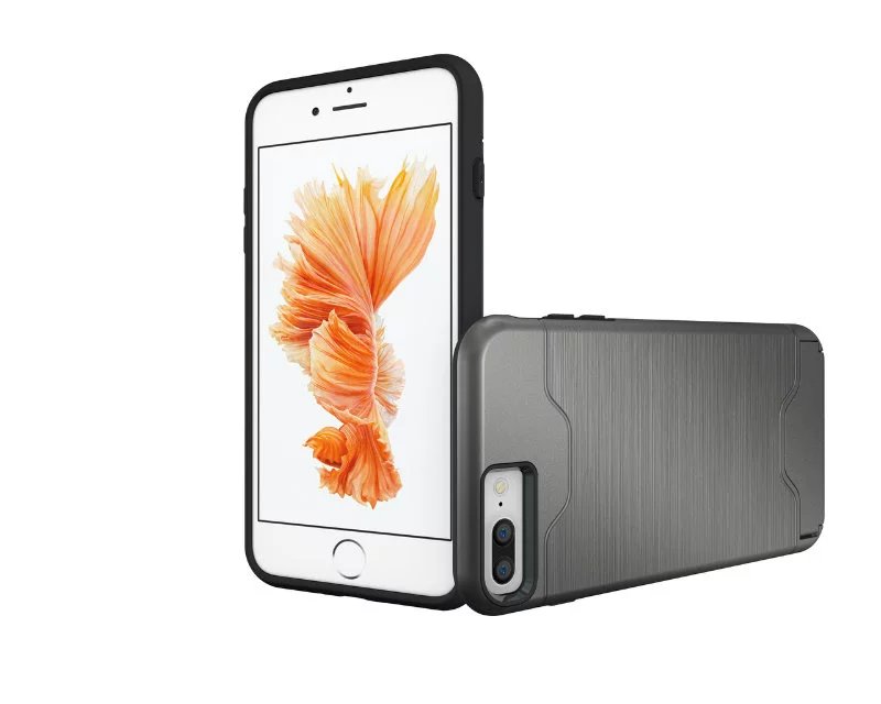 Brushed Card Series For iphone 8 Phone Cases Fashion Personality