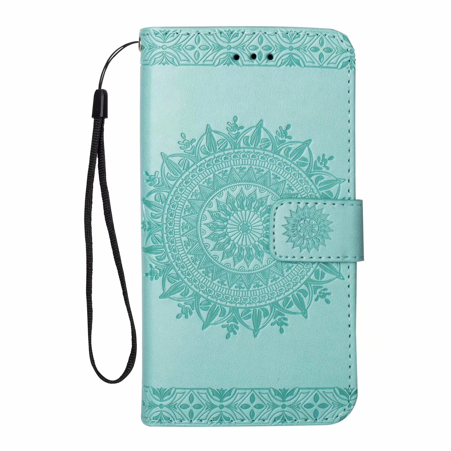 Pleated Totem Embossed Phone Case for Samsung  LG K10 2017 Case leather